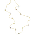 Collier 585 Gold Edelsteinmix 