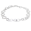 Collier Dots Silber-hell Circle