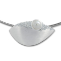 Anhänger Silber Dots Perle 7 mm rund 