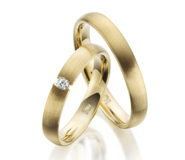 Trauring Diamant 0,070 ct H/SI