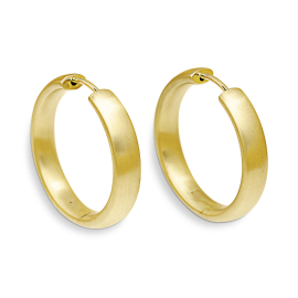 Creole rund mit Scharnier 