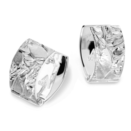 Creole Leaves 925 Silber hell mit Scharnier