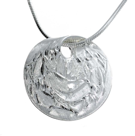 Anhänger Silber Leaves Möbius 24 mm