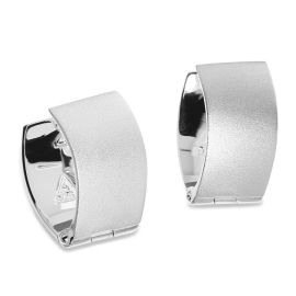 Creole plain 925 Siber hell mit Scharnier