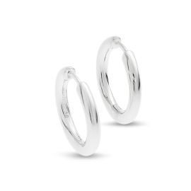 Creole Silber poliert mit Scharnier Durchmesser 20,5 mm