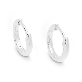 Creole Silber hell 12 x 2 mm