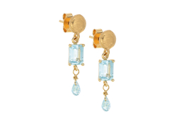 Ohrstecker Silber/goldplattet