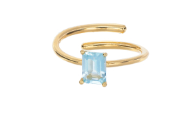 Ring Silber /goldplattiert