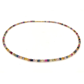 Collier Saphire multicolour
