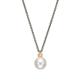 Anhänger 585 Gold Perle und Zikonia