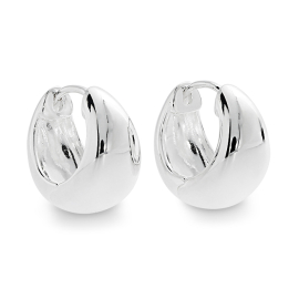 Creole Silber poliert Durchmesser 17 x 10 mm 