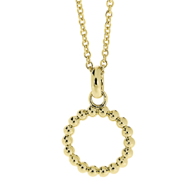 Anhänger 585 Gelbgold swiss blue Topas 3,5 mm fac