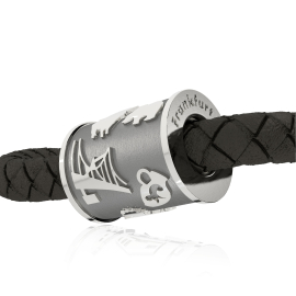 Frankfurt Schmuckanhänger Tube Silber oxydiert