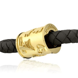 Frankfurt Schmuckanhänger Tube Silber vergoldet