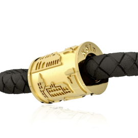 Köln Schmuckanhänger Tube Silber vergoldet