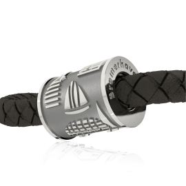 Bremerhaven Schmuckanhänger Tube Silber oxydiert