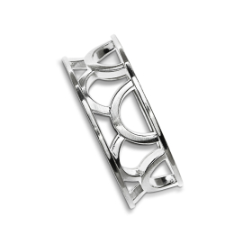 Ring Luft Silber hell 8 mm