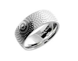 Ring si Illusion 8.0 breit silber hell