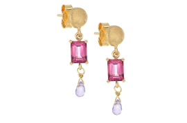 Ohrstecker Silber/goldplattet