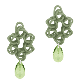 FABNORA Cosmos Anhänger Pistachio Green / Peridot