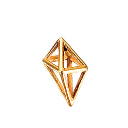 PENDANT GOLD K14-SILVER CHAIN 925