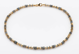 Collier Labradorit Carre
