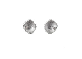 Ohrringe 925 Silber mit Diamant 2x0,02 ct. H-VS