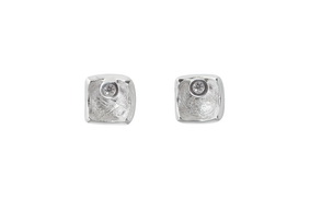 Ohrringe 925 Silber mit Diamant 2x0,02 ct. H-VS