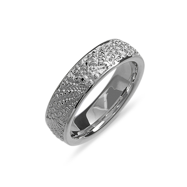 Partner Ring Silber Faun 6 mm breit