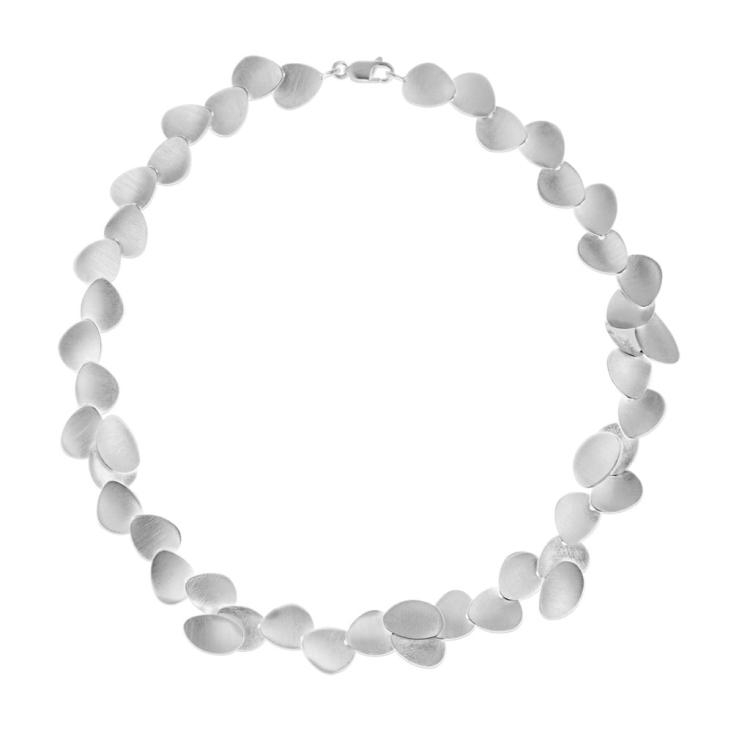 Collier 925 silber mattiert