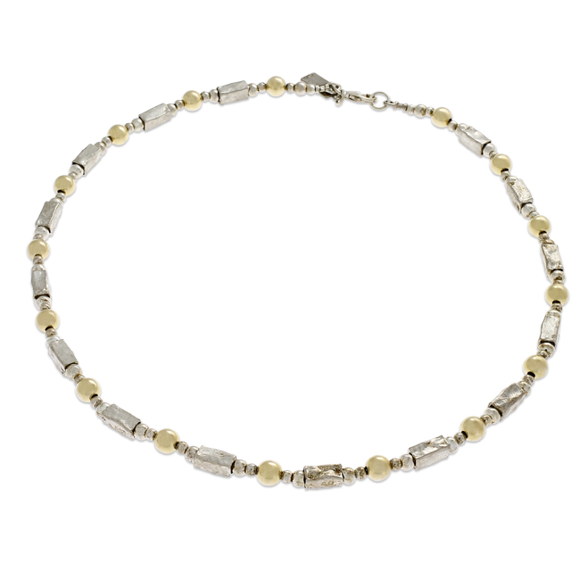 Collier 925 Silber/goldfilled