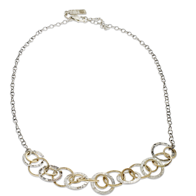 Collier 925 Silber/goldfilled
