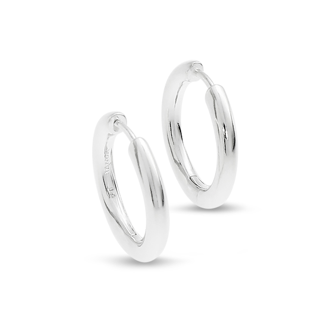 Creole Silber poliert mit Scharnier Durchmesser 20,5 mm