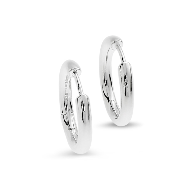 Creole Silber poliert mit Scharnier Durchmesser 20,5 mm