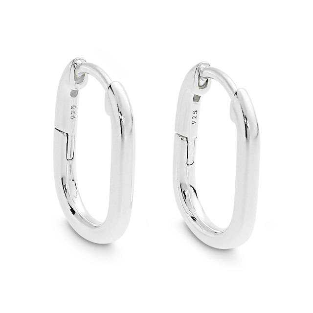 Creole Silber rechteckig hell