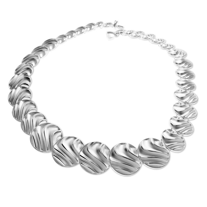 Collier Silber Waves