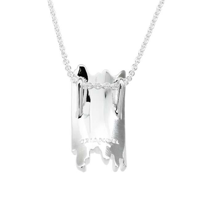 Anhänger Crease Wood Silber 