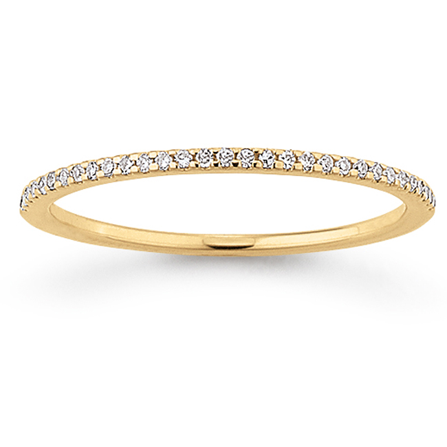 Ring 585 Gelbgold  Diamant 0,09 ct H/SI