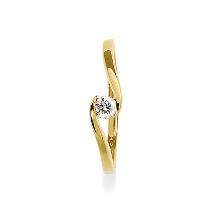 Ring 585 Gelbgold  Diamant v/si1-2/H1