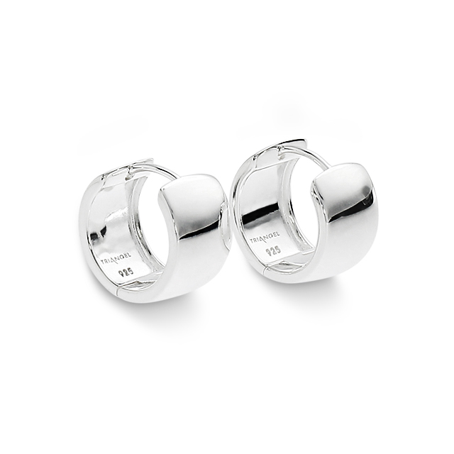 Creole Silber hell Durchmesser 16 mm