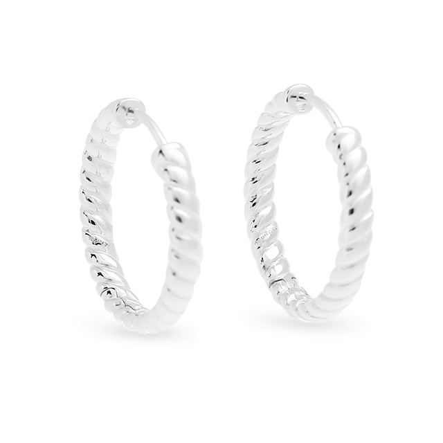 Creole Silber hell Durchmesser 19mm