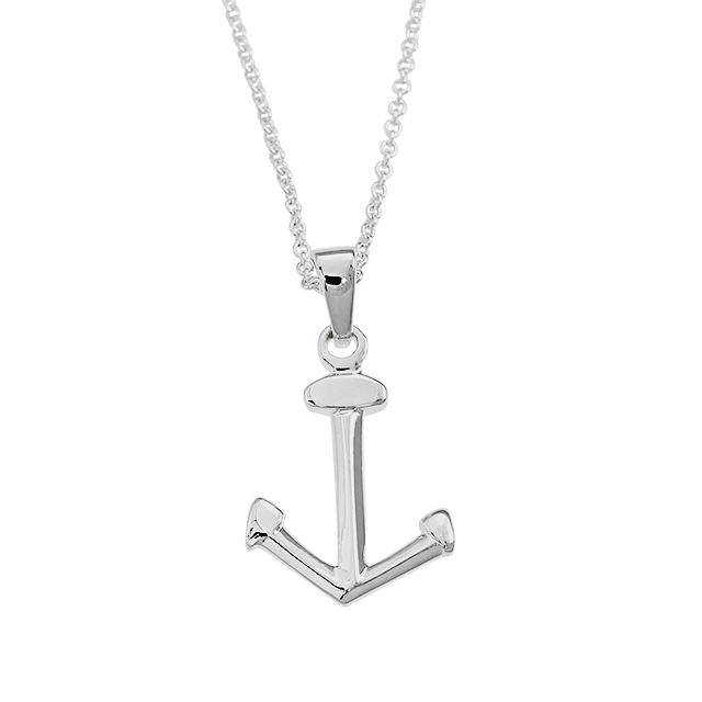 Anhänger 925 Silber Anker inkl, Ankerkette
