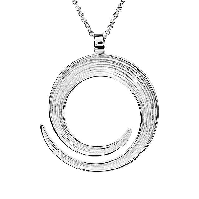 Anhänger Crease Schnecke Silber 925 inkl. Ankerkette