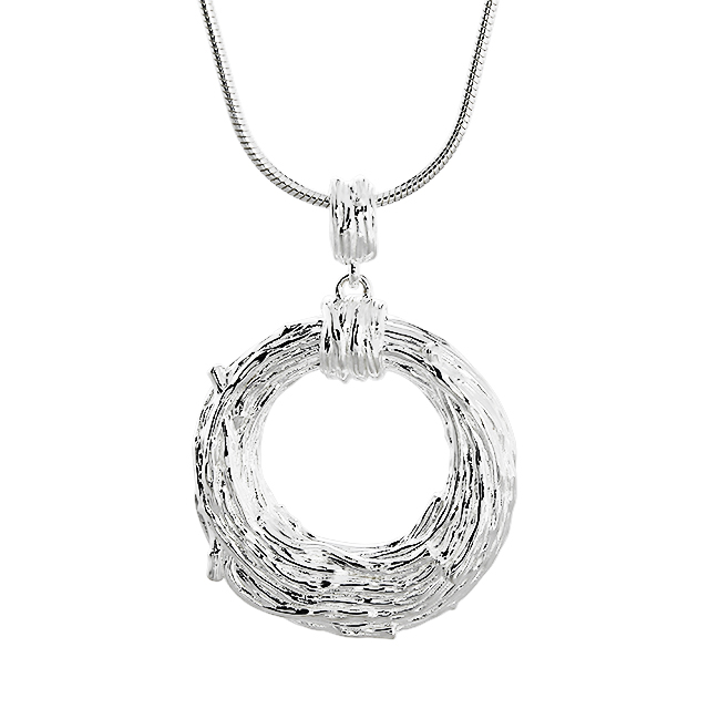 Anhänger Silber hell  inkl. Ankerkette