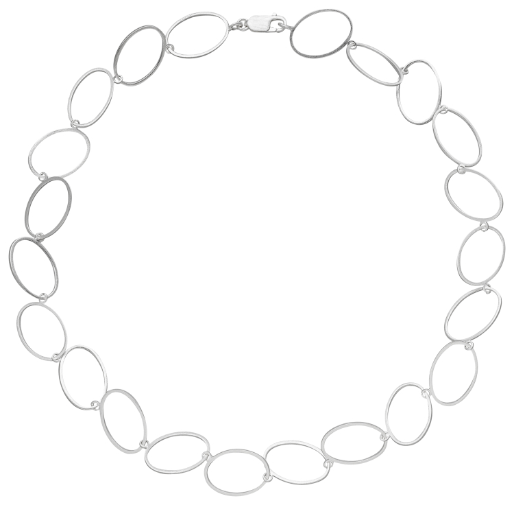 Collier 925 silber mattiert