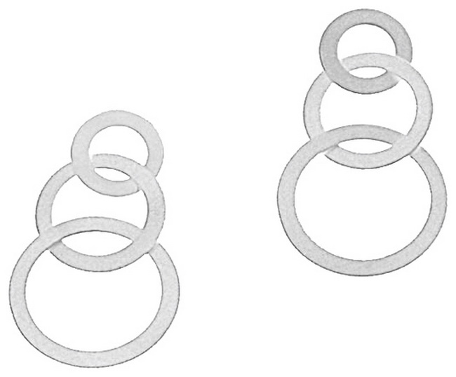 Ohrstecker 925 silber mattiert