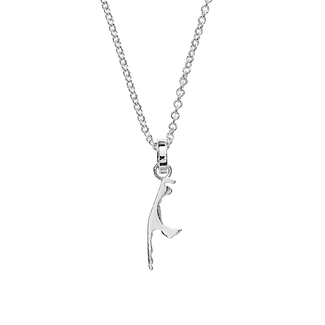Anhänger Sylt 925 Silber 12 mm ohne Ankerkette