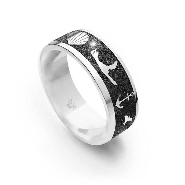 Nachtring Sylt Ringbreite 7mm