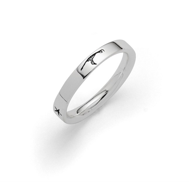 Ring Sylt Silber-oxydiert Ringweite 50