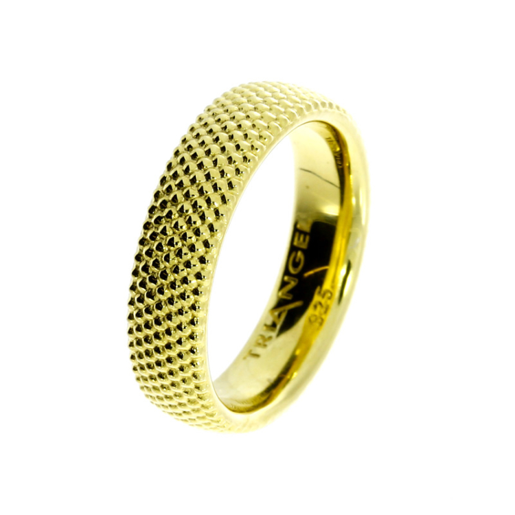 Ring Dots 585 Gold 5 mm breit Ringweite 52